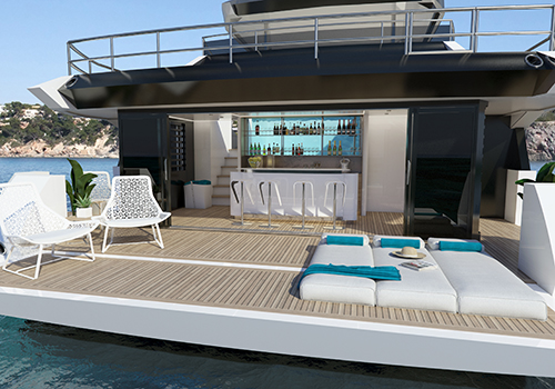 yacht 50m prix