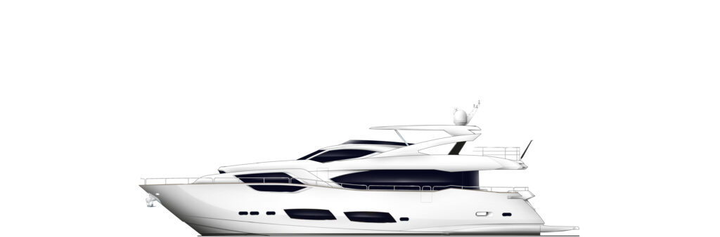average price 100 ft yacht